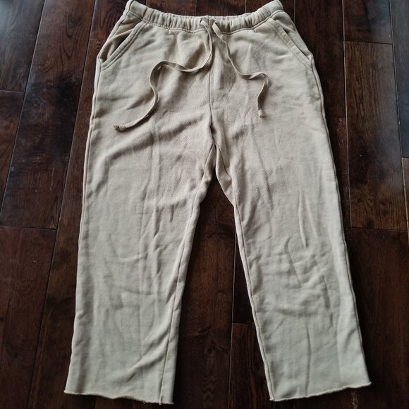 Aerie Soft Camel Colored Drawstring Lounge Pants - Picture 1 of 9
